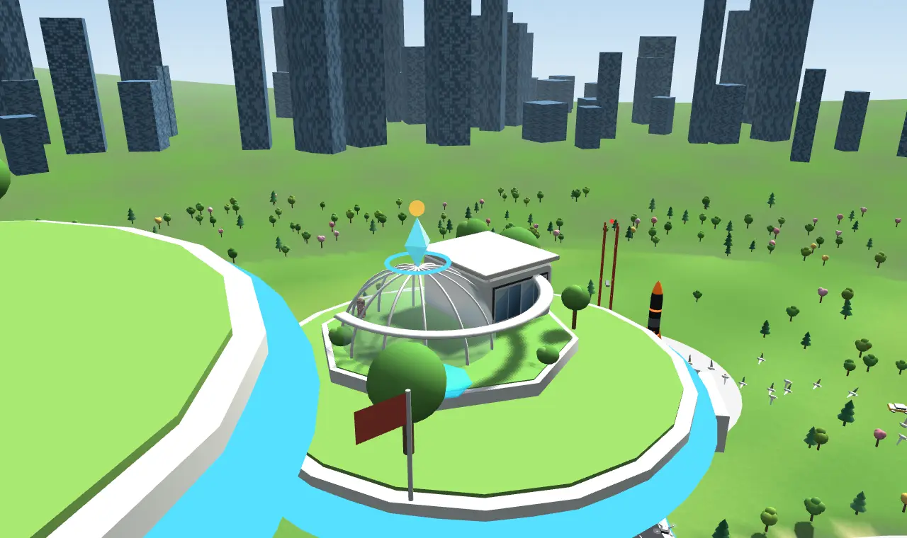Celestial sky island